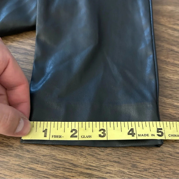 French connection faux leather pants leggings 0 - Picture 9 of 10